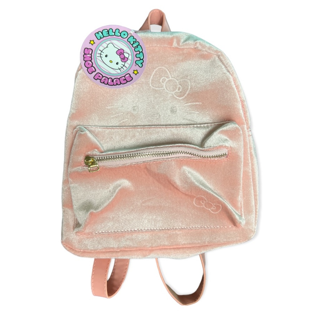 HELLO KITTY x Shoe Palace | Pink Velvet Mini Backpack